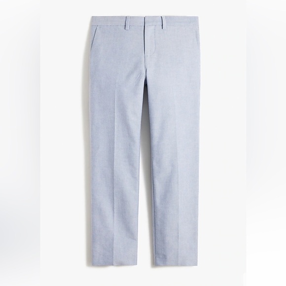 NEW Crewcuts Factory Boys' Oxford Thompson Pant Size 12 Cloudy Blue Oxford - Picture 1 of 10